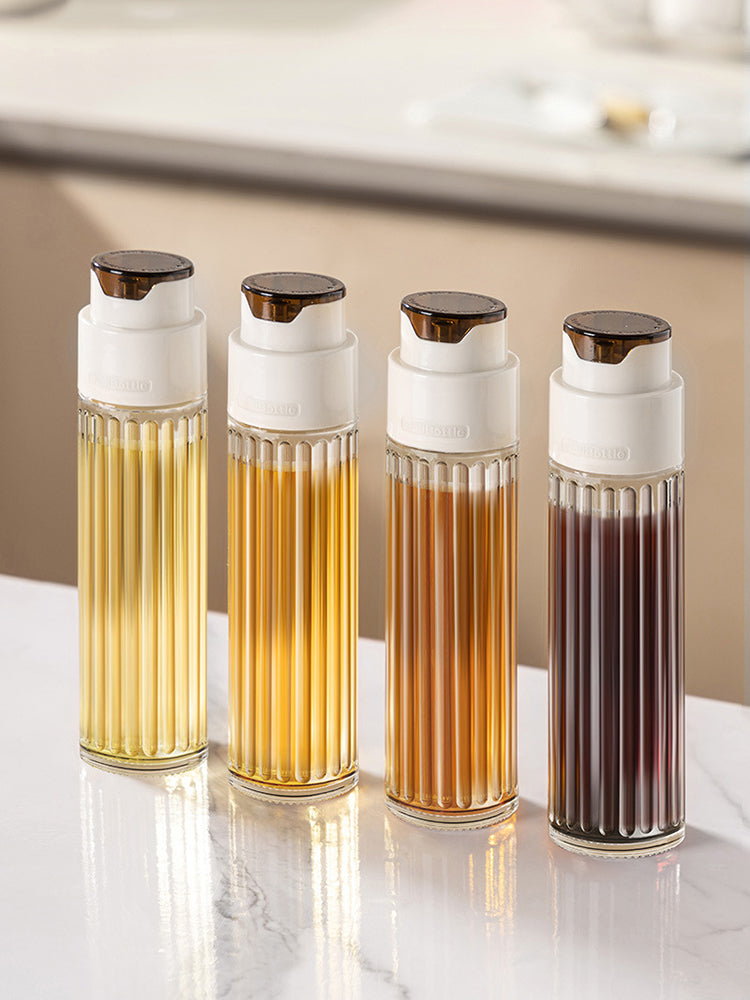 1Pcs Automatic Opening And Closing Oil Glass Bottle (Premium Quality)