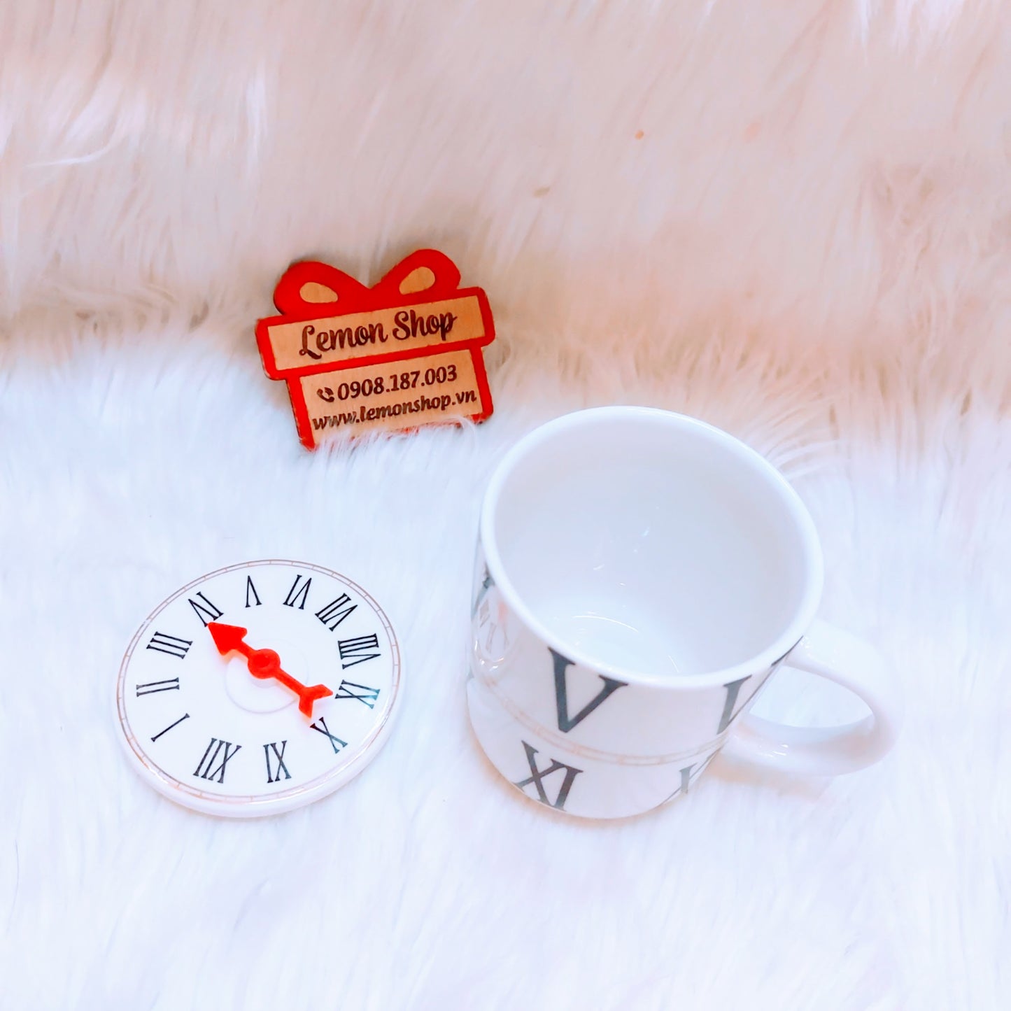 Clock Style Ceramic Cup