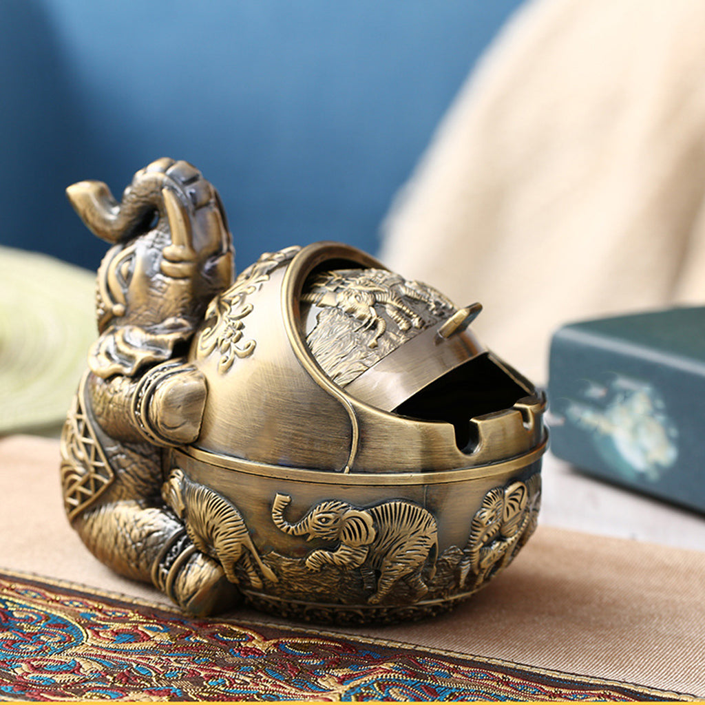 Vintage Style Ash Tray with Lid