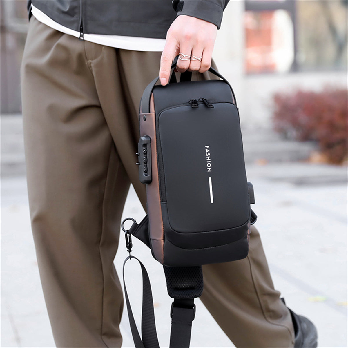 Multifunction Travel Bag Password Lock And USB Charging (Premium Quality)