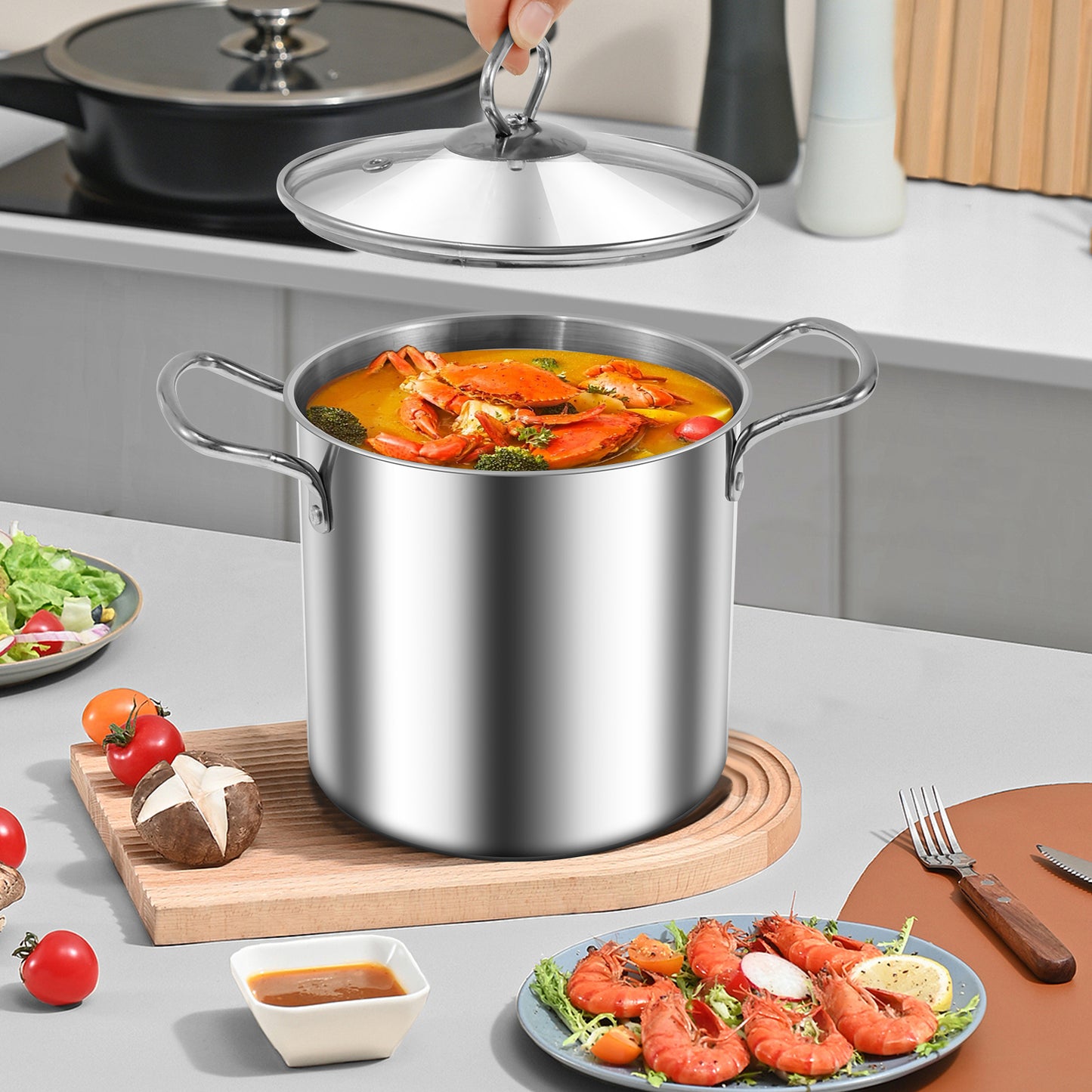 Deep Fryer Pot with Basket 3.5L (Heavy Duty)