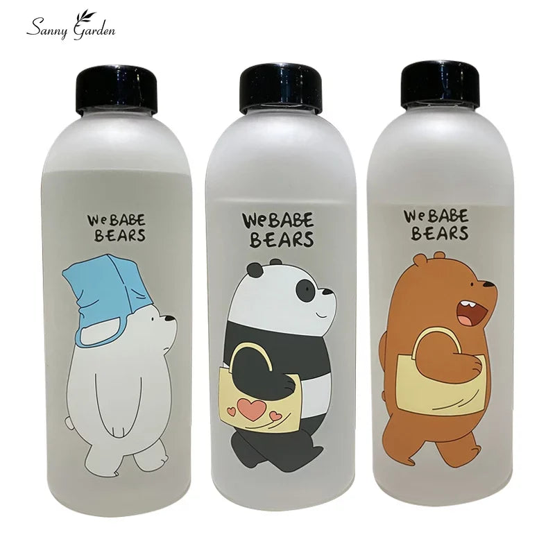 500ml Bear Style Water Bottle With Extra Cap ( Premium Quality)
