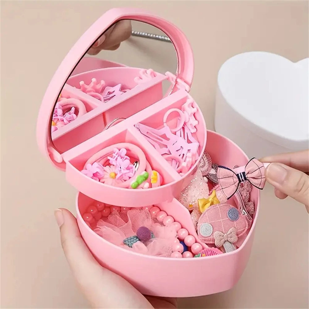 1Pcs Heart Jewelry Box
