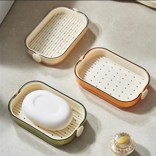 Double Layers Design Soap Dish