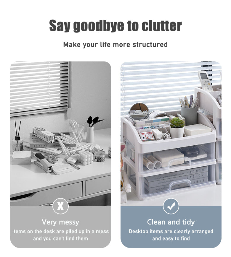 Stylist Multilayer Transparent Cosmetics Organizer