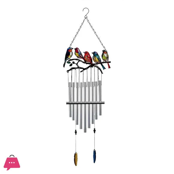 Wall Hanging Bird Metal wind chime. (Premium Quality)