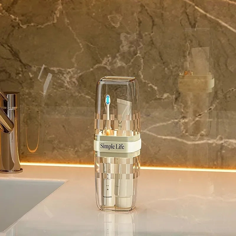 Transparent Toothbrush Travel Container (Premium Quality)