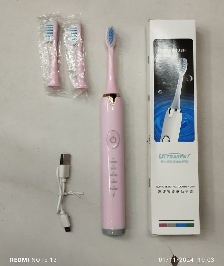 Ultradent Electric Toothbrush With 2x Extra Brush Heads