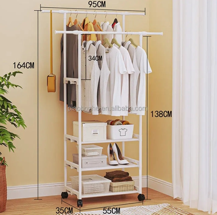 Modern Simple Multi-Functional Metal Coat Rack (Premium Quality)