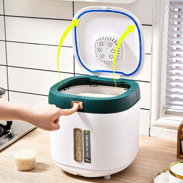 10 Kg Airtight Rice Container (Premium Quality)
