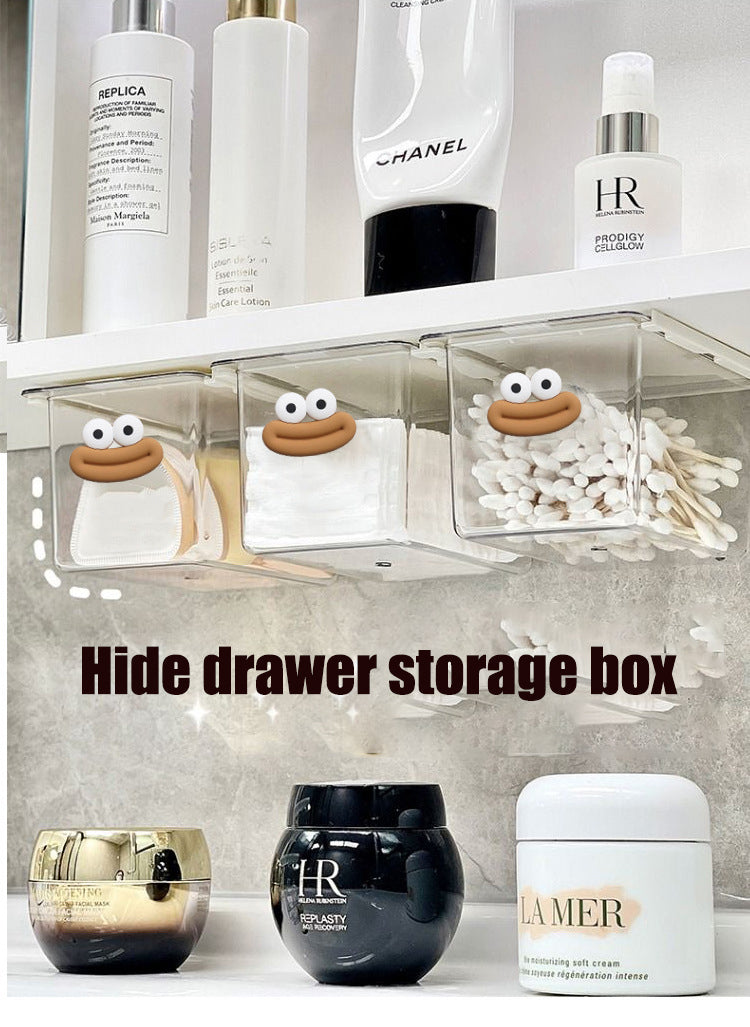 1Pcs Transparent Under Mirror Acrylic Drawer Organizer (Premium Quality)