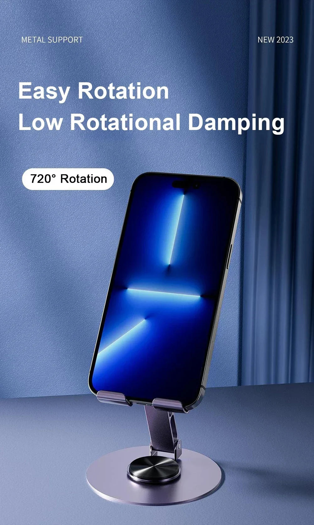 Aluminum Universal 360 Degree Rotation Mobile Phone Stand