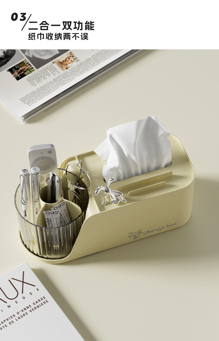 Light Luxury Desktop Tissue Box (Premium Quality)