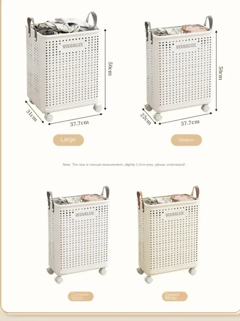 Dirty Clothes Storage Basket Large Capacity Bathroom Laundry Basket (Premium Quality)