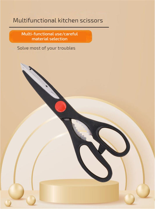 Stainless Steel Strong Food Meat Kitchen Scissors Multi-function