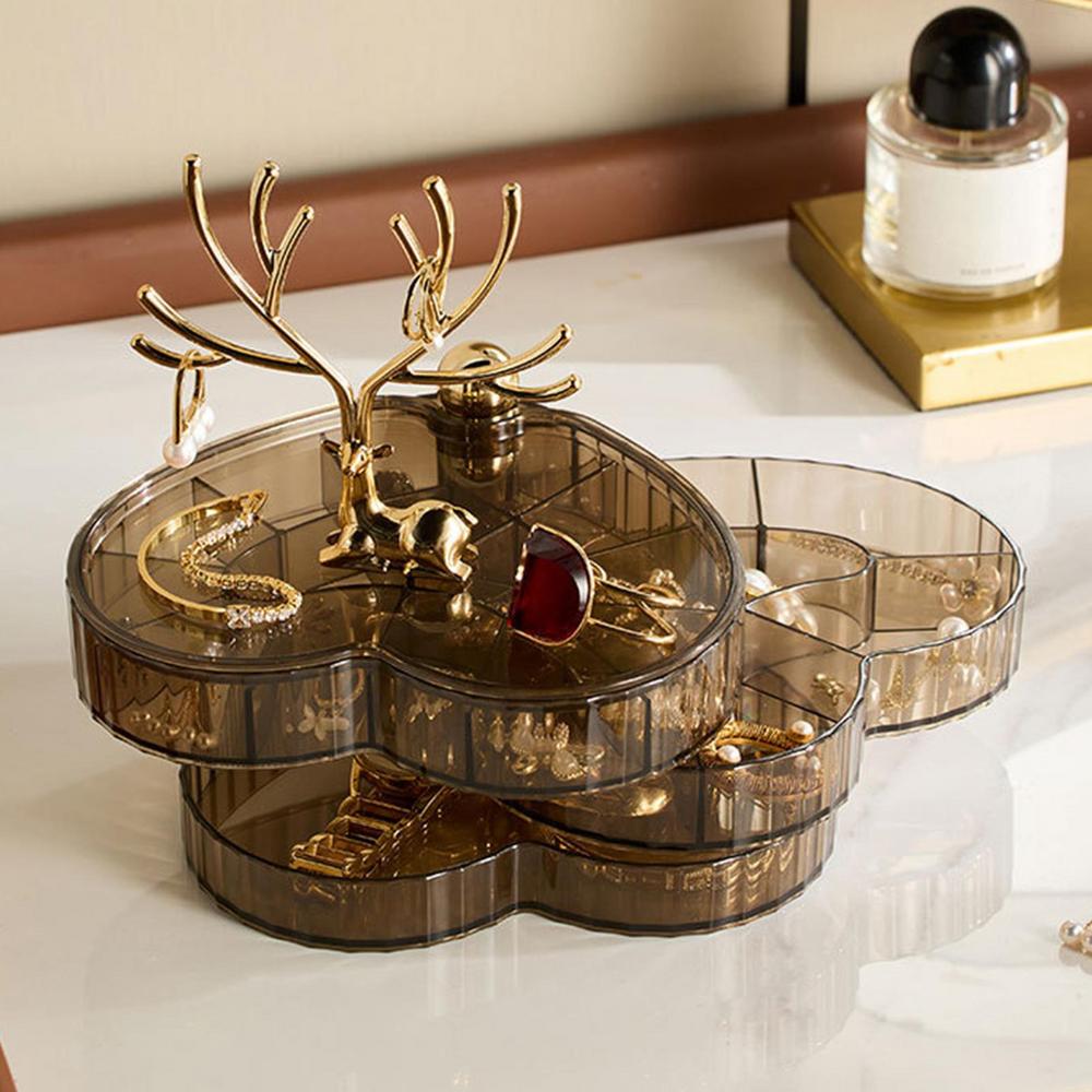 3Layers Acrylic Deer Style Jewelry Organizer (Premium Quality)