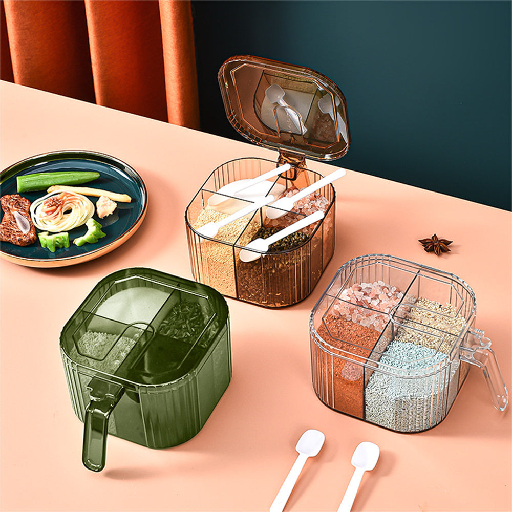 Four- compartment Seasoning Box Acrylic (Premium Quality)