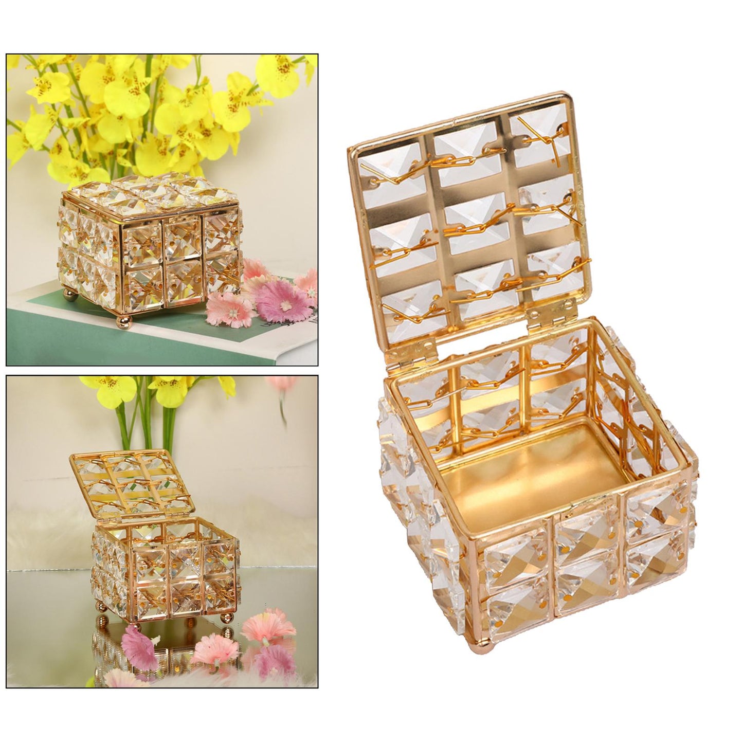 Crystal Jewelry Box (Premium Quality)