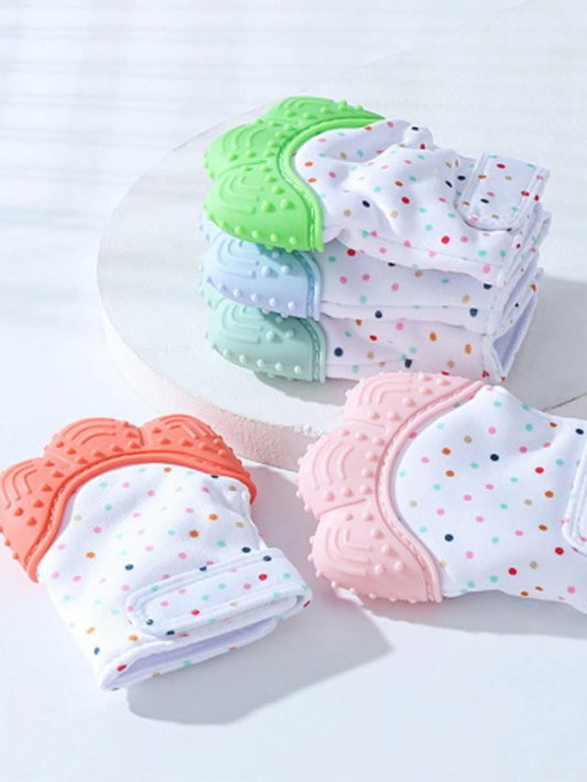 1 Pcs Baby Teether Cartoon Printed Children'S Glove