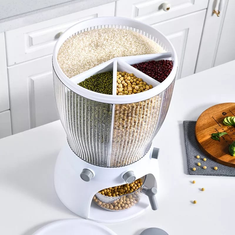 Multifunctional Rotating Food Storage Box