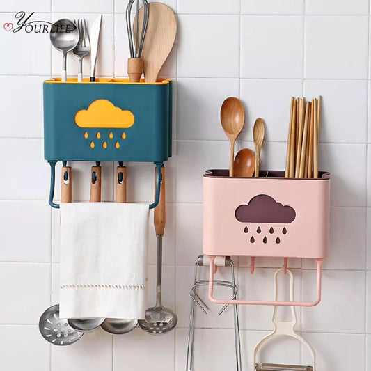 Multipurpose Wall Mount Cutlery Organizer