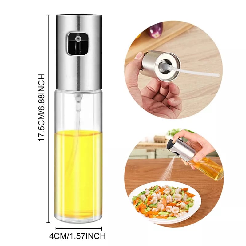 Acrylic Oil Vinegar Spray Bottle