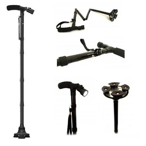 Trusty Cane Walking Stick with LED Light Adjustable Height