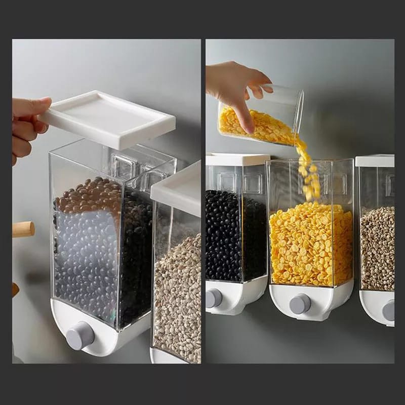 1500ML Wall Hanging Grains Food Storage Container 1 Pcs