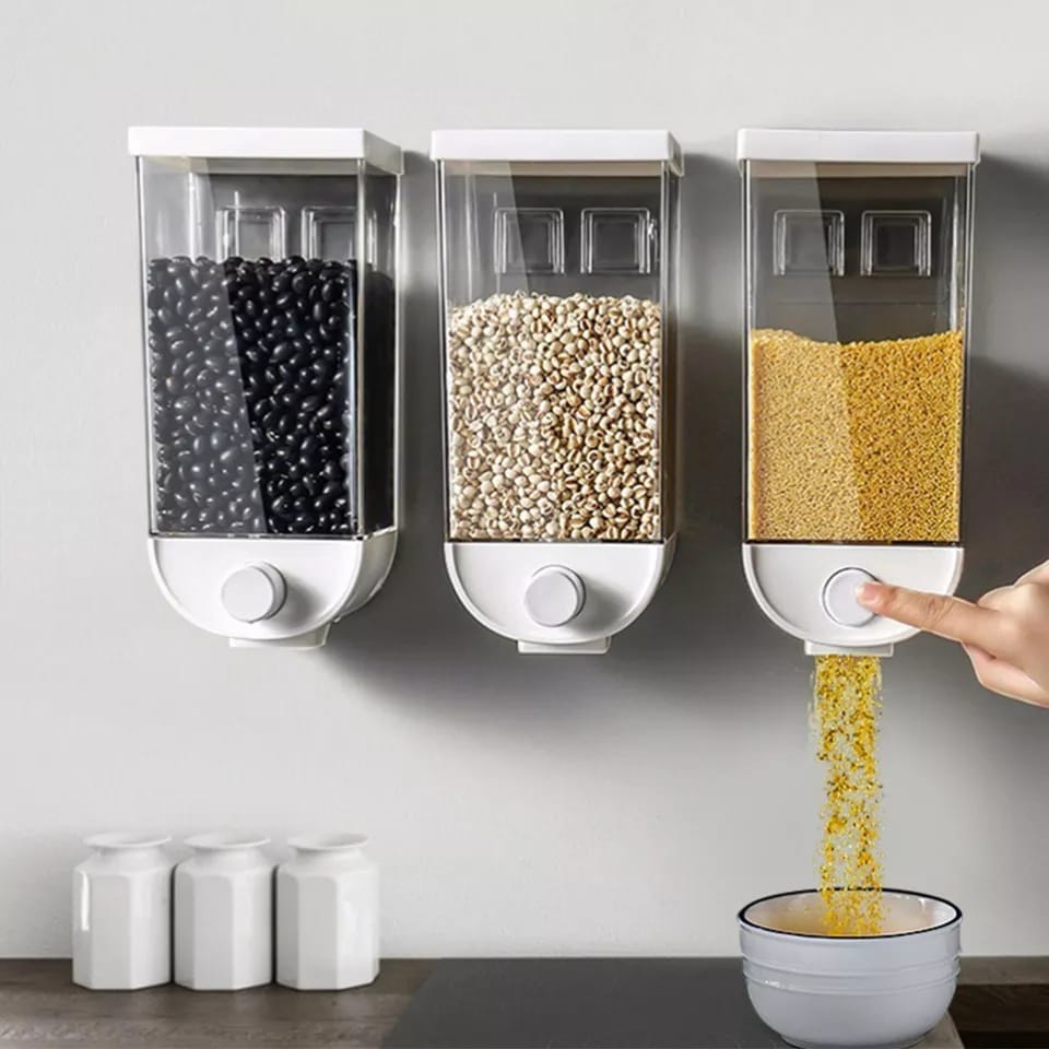 1500ML Wall Hanging Grains Food Storage Container 1 Pcs